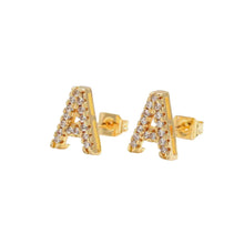 Cargar imagen en el visor de la galería, Alphabet Earrings