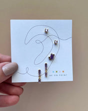 Cargar imagen en el visor de la galería, Caroline Mini Earrings (Unidad)