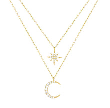 Cargar imagen en el visor de la galería, Star/Moon Necklace