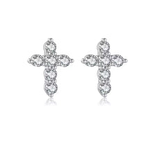 Cargar imagen en el visor de la galería, Cross Stud Earrings