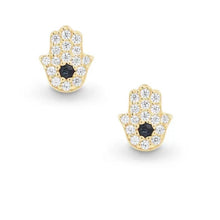 Cargar imagen en el visor de la galería, Hamsa Earring
