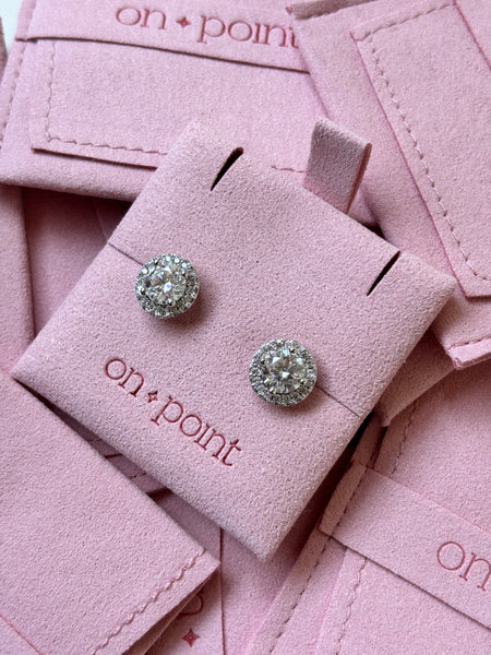 Karol Earrings (Moissanita 1.00 ct)