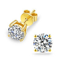 Moissanita Earrings (0.50 ct)