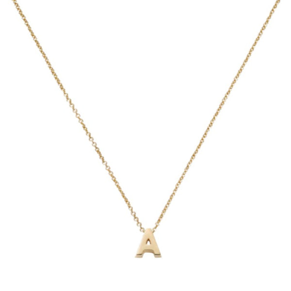Initials Necklace Dorado