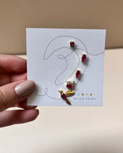 Cargar imagen en el visor de la galería, Circon Multiple Colors Mini Earrings (Unidad)
