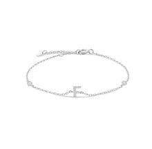 Cargar imagen en el visor de la galería, Alphabet Silver Bracelet
