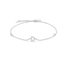 Cargar imagen en el visor de la galería, Alphabet Silver Bracelet
