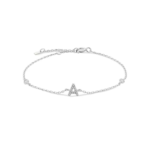 Alphabet Silver Bracelet