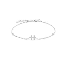 Cargar imagen en el visor de la galería, Alphabet Silver Bracelet
