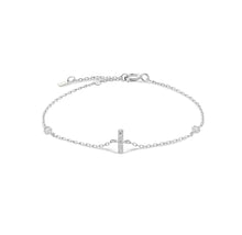 Cargar imagen en el visor de la galería, Alphabet Silver Bracelet
