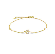 Cargar imagen en el visor de la galería, Alphabet Gold Bracelet

