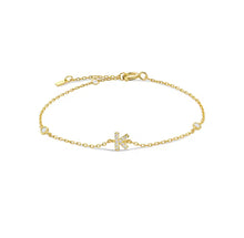 Cargar imagen en el visor de la galería, Alphabet Gold Bracelet
