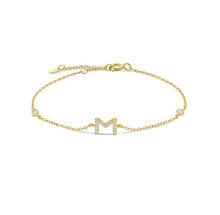 Cargar imagen en el visor de la galería, Alphabet Gold Bracelet
