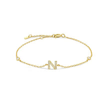 Cargar imagen en el visor de la galería, Alphabet Gold Bracelet
