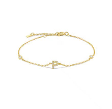 Cargar imagen en el visor de la galería, Alphabet Gold Bracelet

