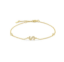 Cargar imagen en el visor de la galería, Alphabet Gold Bracelet
