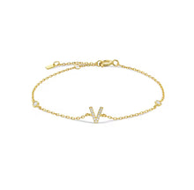 Cargar imagen en el visor de la galería, Alphabet Gold Bracelet
