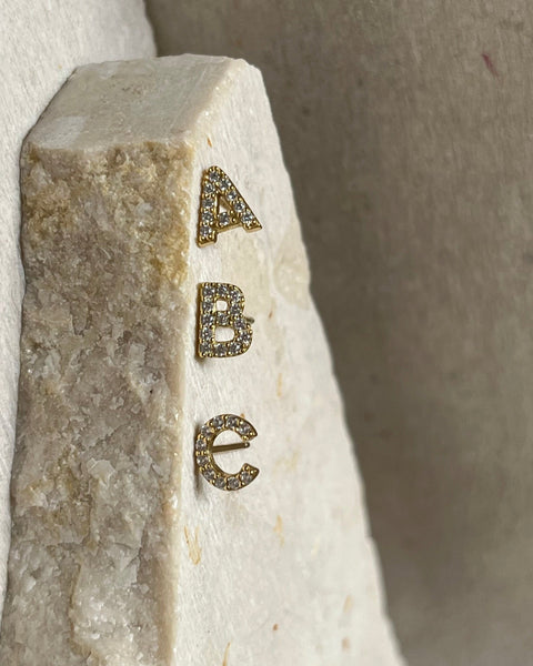 Alphabet Earrings
