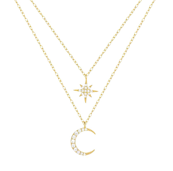 Star/Moon Necklace
