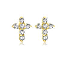 Cargar imagen en el visor de la galería, Cross Stud Earrings
