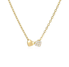 Cargar imagen en el visor de la galería, Two Heart Necklace
