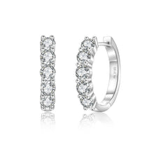 Cargar imagen en el visor de la galería, Moissanita Hoops
