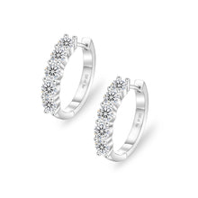 Cargar imagen en el visor de la galería, Moissanita Hoops
