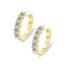 Cargar imagen en el visor de la galería, Moissanita Hoops
