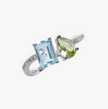 Cargar imagen en el visor de la galería, Peridot/ Topaz Ring
