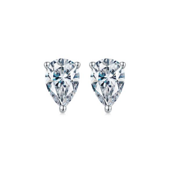 Gota Earrings (Moissanita 0.5 ct)