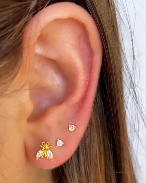 Mini Earrings con Diamantico (Unidad)